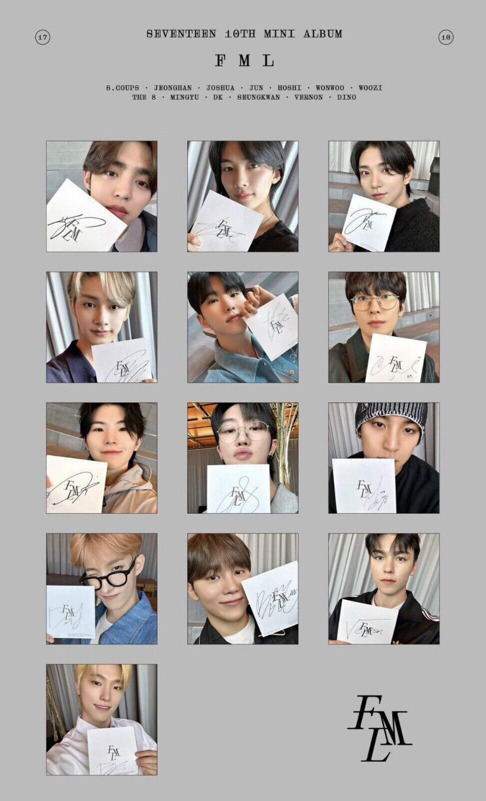 [AUTOGRAFIADO] SEVENTEEN - FML ALBUM CON POSTAL AUTOGRAFIADA - K-POP WORLD (7392492945543)