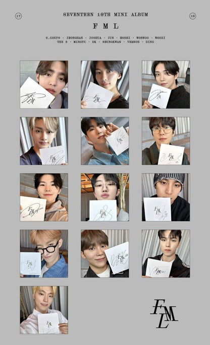 [AUTOGRAFIADO] SEVENTEEN - FML ALBUM CON POSTAL AUTOGRAFIADA - K-POP WORLD (7392492945543)