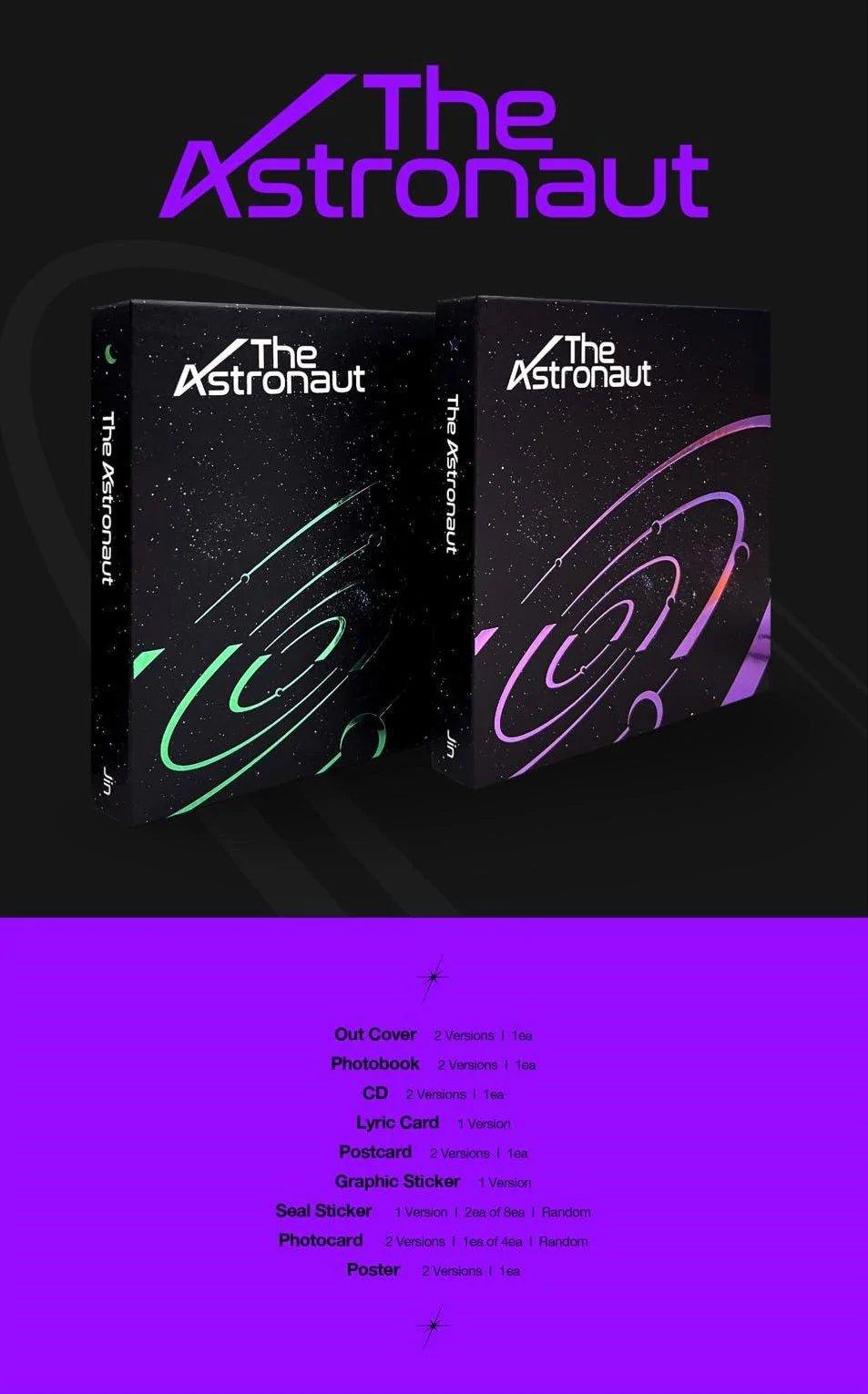 BTS JIN - THE ASTRONAUT 1ST SINGLE ALBUM + WEVERSE GIFT VER. - K-POP WORLD (6821003722887)