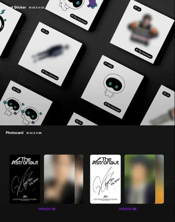 BTS JIN - THE ASTRONAUT 1ST SINGLE ALBUM + WEVERSE GIFT VER. – K