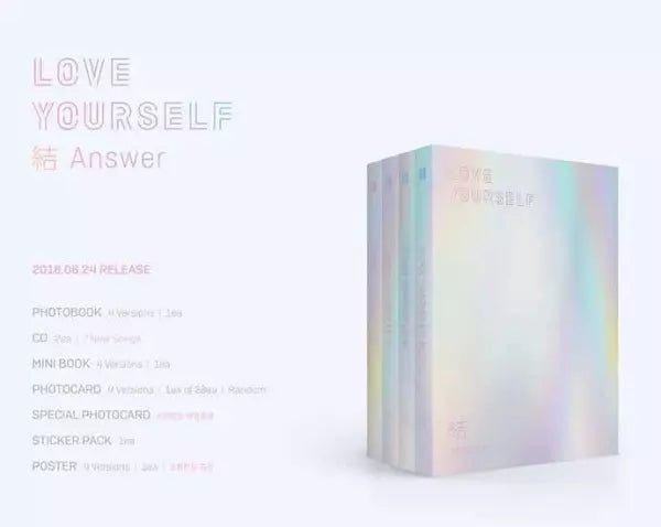 BTS - REPACKAGE ALBUM LOVE YOURSELF 結 ANSWER - K-POP WORLD (6767875752071)