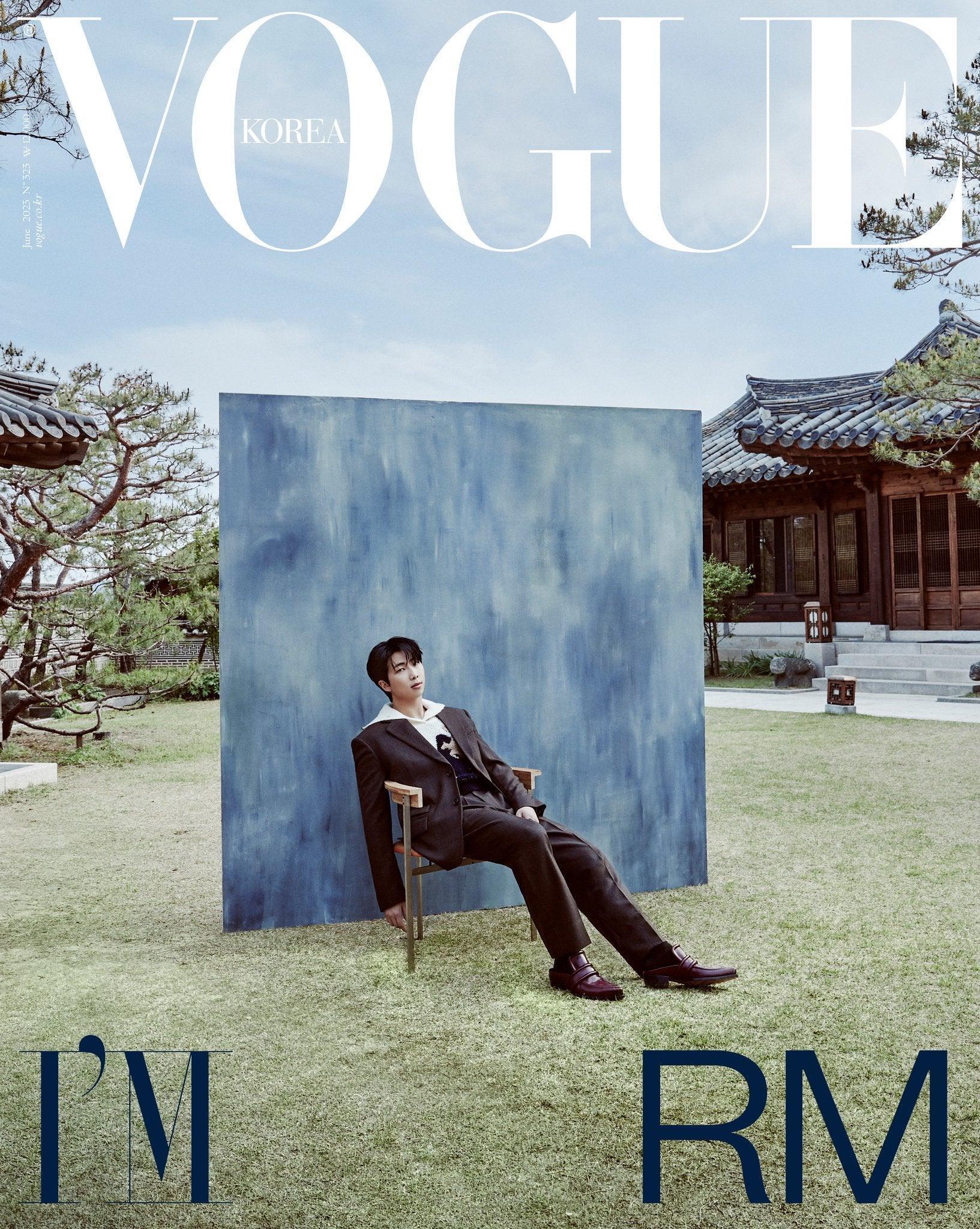 BTS RM - COVER VOGUE MAGAZINE 2023 JUNE ISSUE - K-POP WORLD (7396151328903)