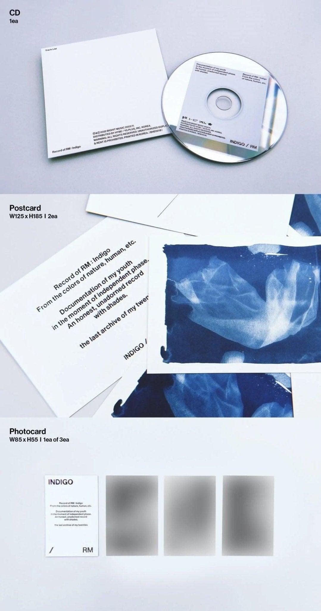 BTS RM - INDIGO 1ST SOLO ALBUM - K-POP WORLD (6841079529607)
