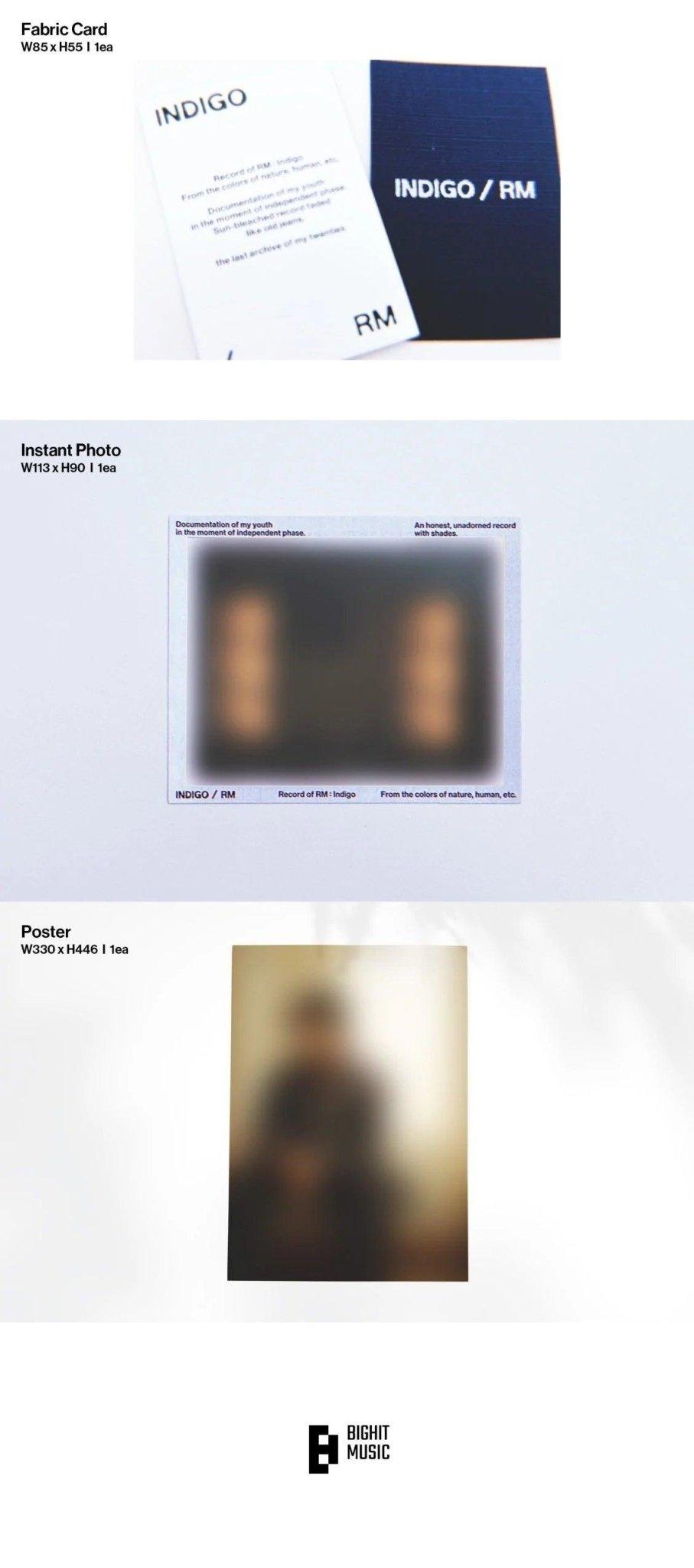 BTS RM - INDIGO 1ST SOLO ALBUM - K-POP WORLD (6841079529607)