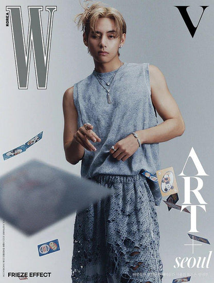 BTS V - COVER W MAGAZINE 2023 SEPTEMBER ISSUE - K-POP WORLD (7414521528455)