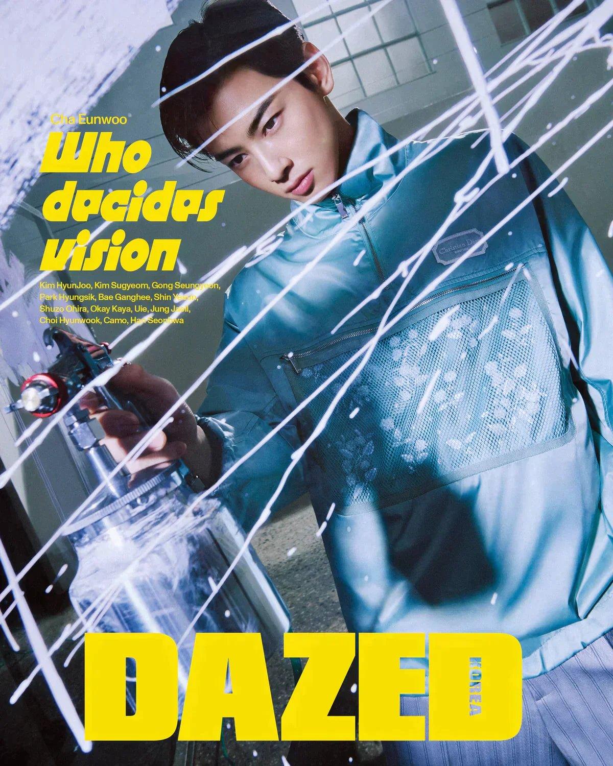 CHA EUN WOO COVER DAZED MAGAZINE 2023 MARCH ISSUE - K-POP WORLD (7375608217735)