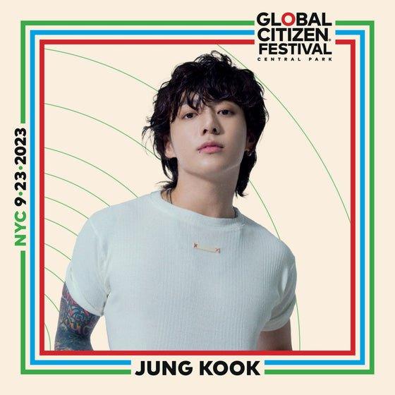 (PREVENTA) GLOBAL CITIZEN FESTIVAL NY 2023 JUNG KOOK T-shirt - K-POP WORLD (7428536991879)