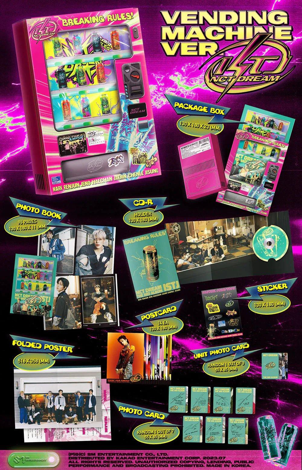 NCT DREAM - 3rd Album - 'ISTJ' VENDING MACHINE - K-POP WORLD (7403924881543)