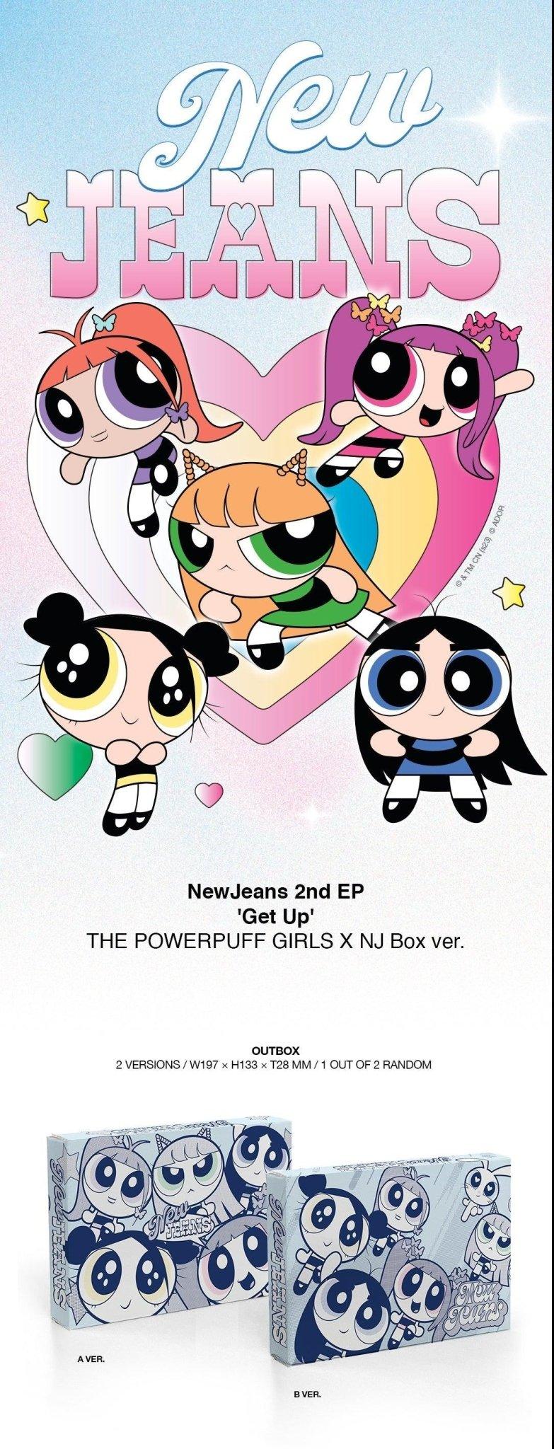 NewJeans - 2nd EP 'Get Up' The POWERPUFF GIRLS X NJ Box ver. (Random) - K-POP WORLD (7403841847431)