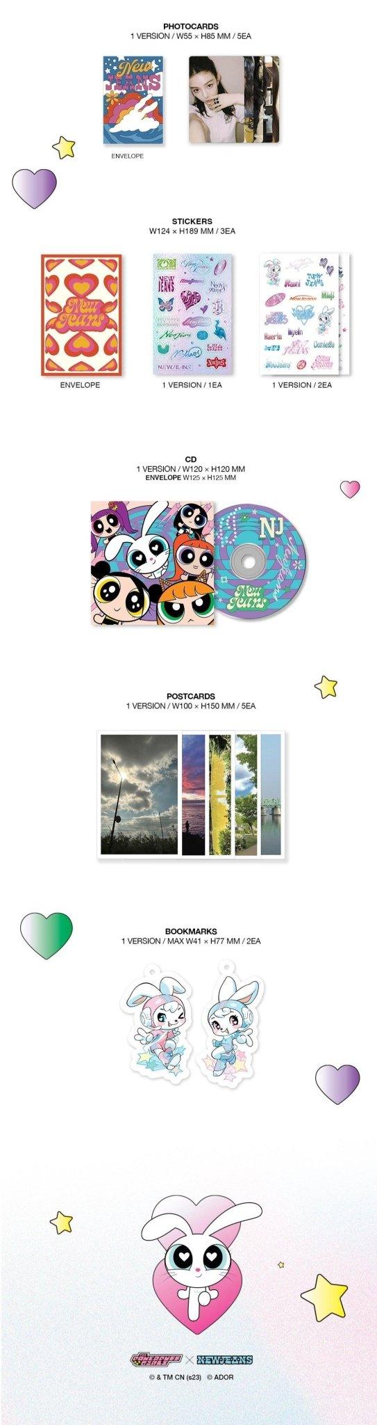 NewJeans - 2nd EP 'Get Up' The POWERPUFF GIRLS X NJ Box ver. (Random) - K-POP WORLD (7403841847431)