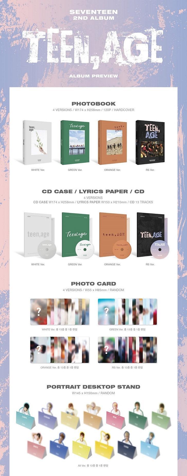SEVENTEEN 2nd Album - TEEN,AGE - K-POP WORLD (7401945727111)