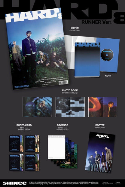 SHINee - HARD 8TH FULL ALBUM - K-POP WORLD (7400817361031)