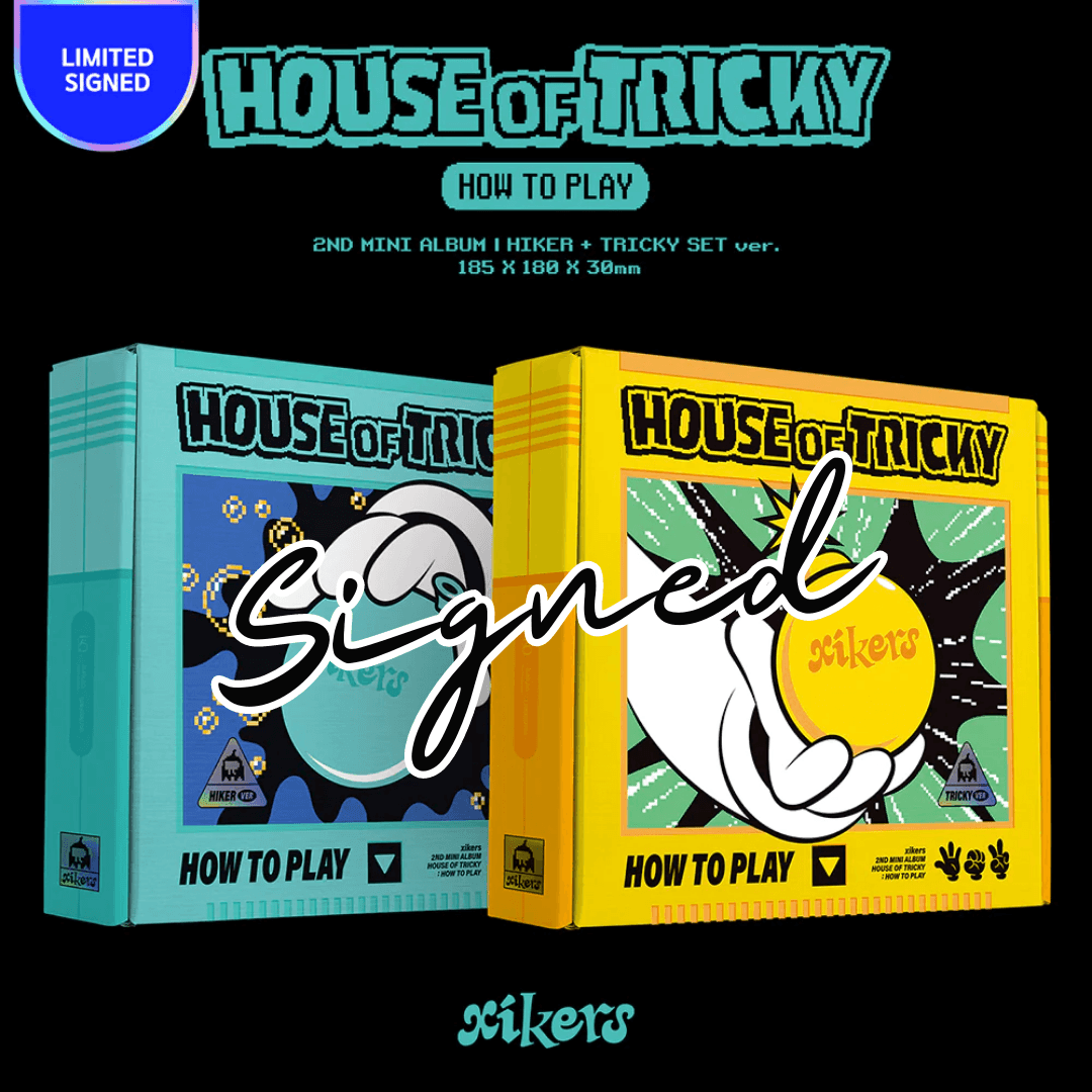 [Signed] XIKERS - HOUSE OF TRICKY : HOW TO PLAY (ALBUM AUTOGRAFIADO) - K-POP WORLD (7409273438343)