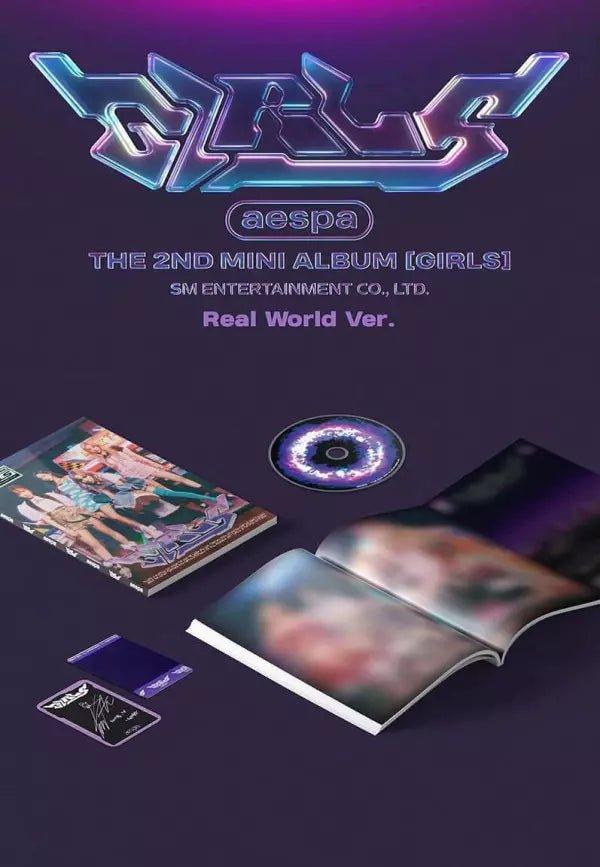 (SOBREPEDIDO) AESPA - 2ND MINI ALBUM GIRLS (REAL WORLD) - K-POP WORLD (6769529651335)