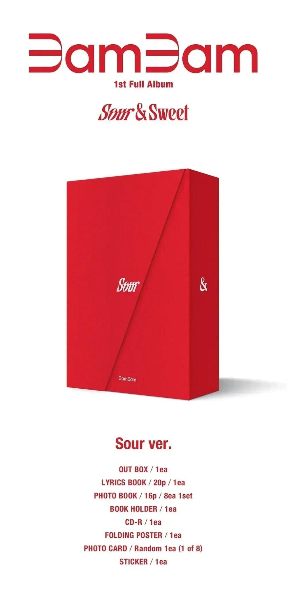 (SOBREPEDIDO) BAMBAM - SOUR & SWEET 1ST FULL ALBUM - K-POP WORLD (7378981781639)