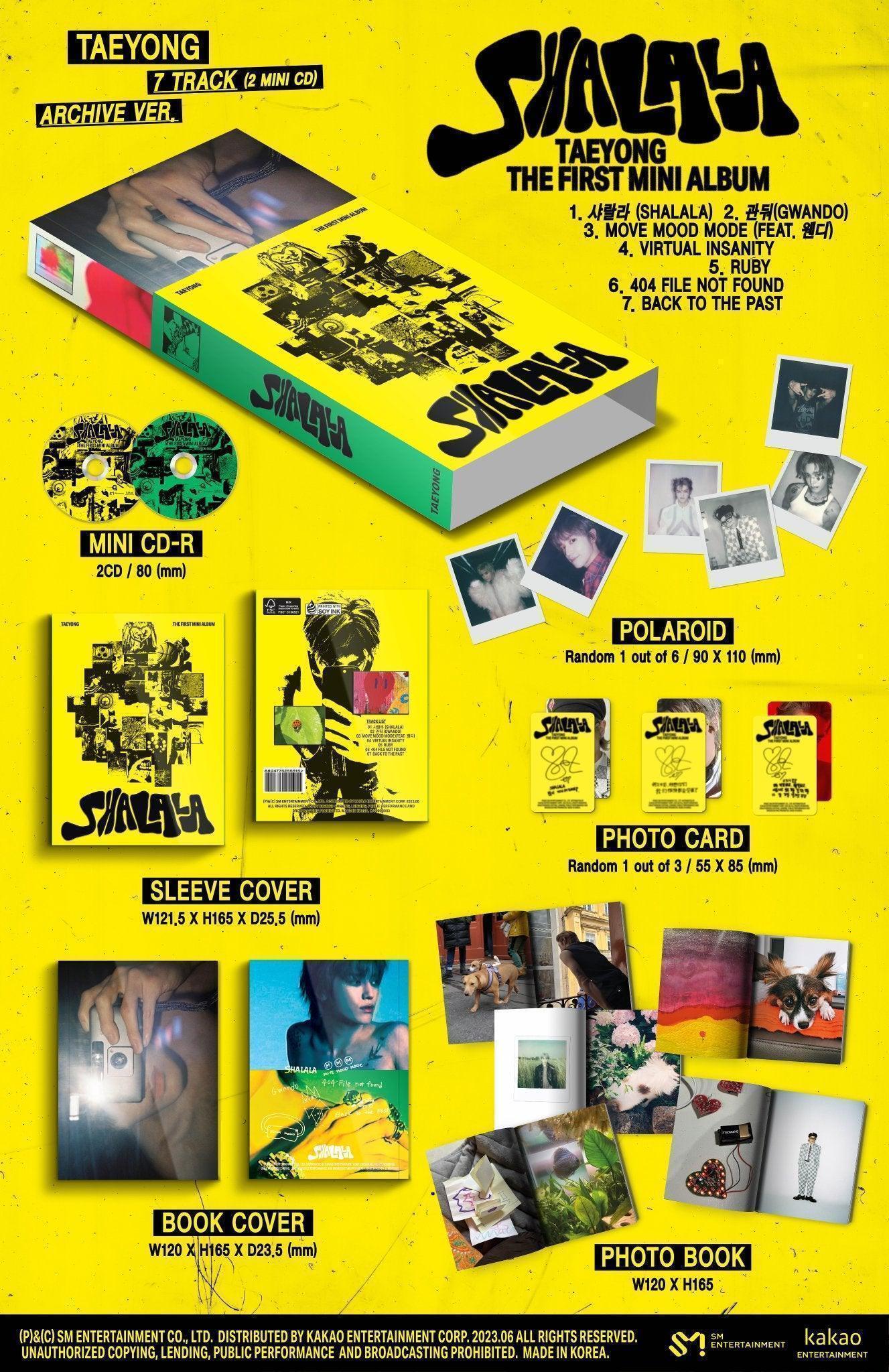 (SOBREPEDIDO) NCT TAEYONG - SHALALA 1ST MINI ALBUM - K-POP WORLD (7397104386183)