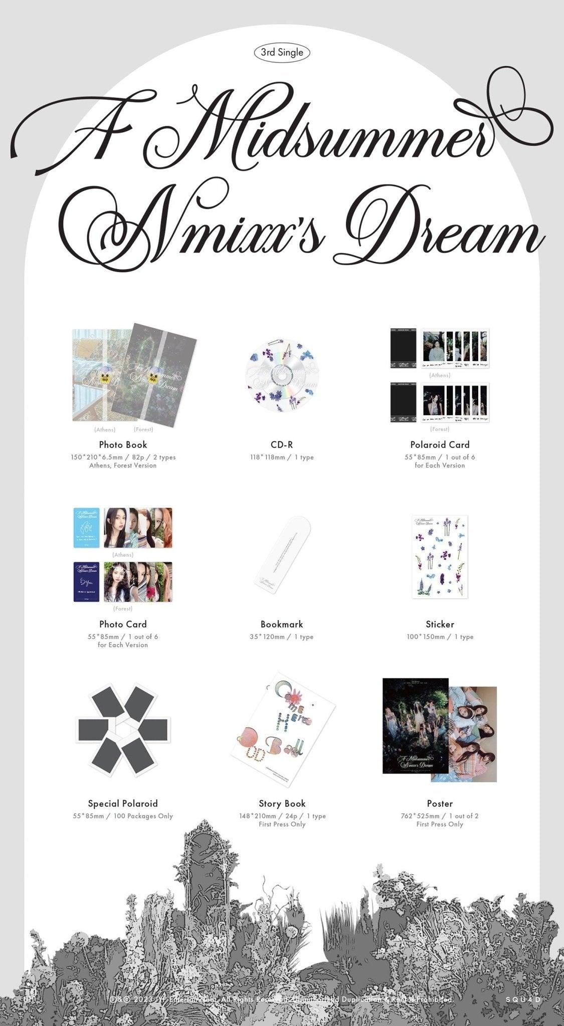 (SOBREPEDIDO) NMIXX - A MIDSUMMER NMIXX'S DREAM 3RD SINGLE ALBUM - K-POP WORLD (7404180963463)