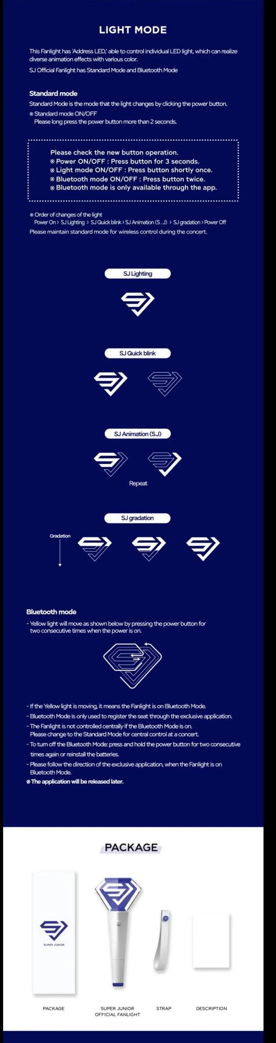 (SOBREPEDIDO) SUPERJUNIOR - OFFICIAL LIGHT STICK VER 2.0 - K-POP WORLD (7424956825735)