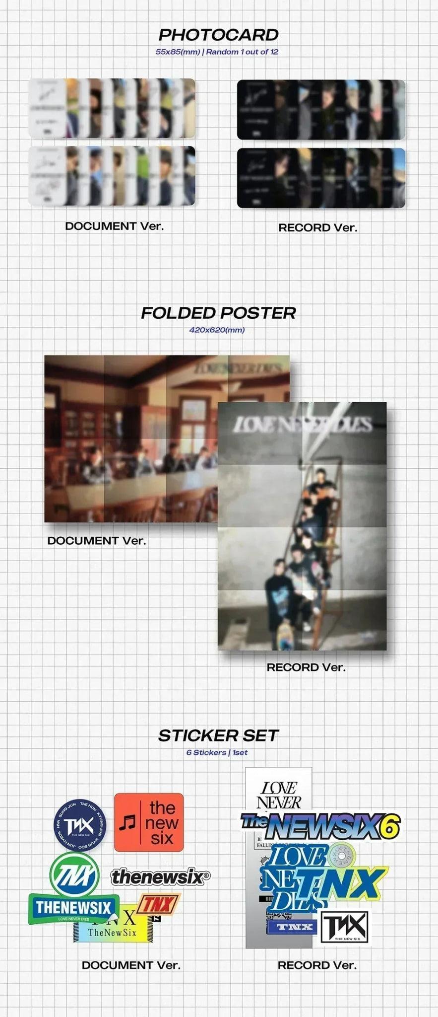 (SOBREPEDIDO) TNX - LOVE NEVER DIES 2ND MINI ALBUM - K-POP WORLD (7371617894535)
