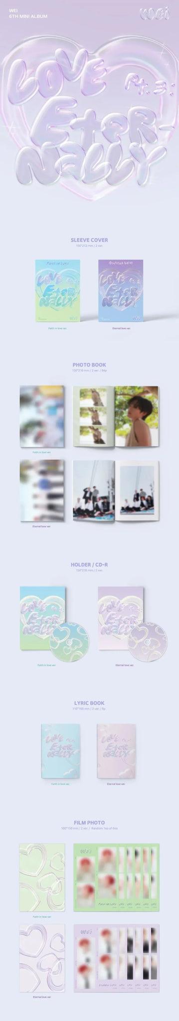 (SOBREPEDIDO) WEi - LOVE PART.3 ETERNALLY 6TH EP ALBUM - K-POP WORLD (7403009147015)