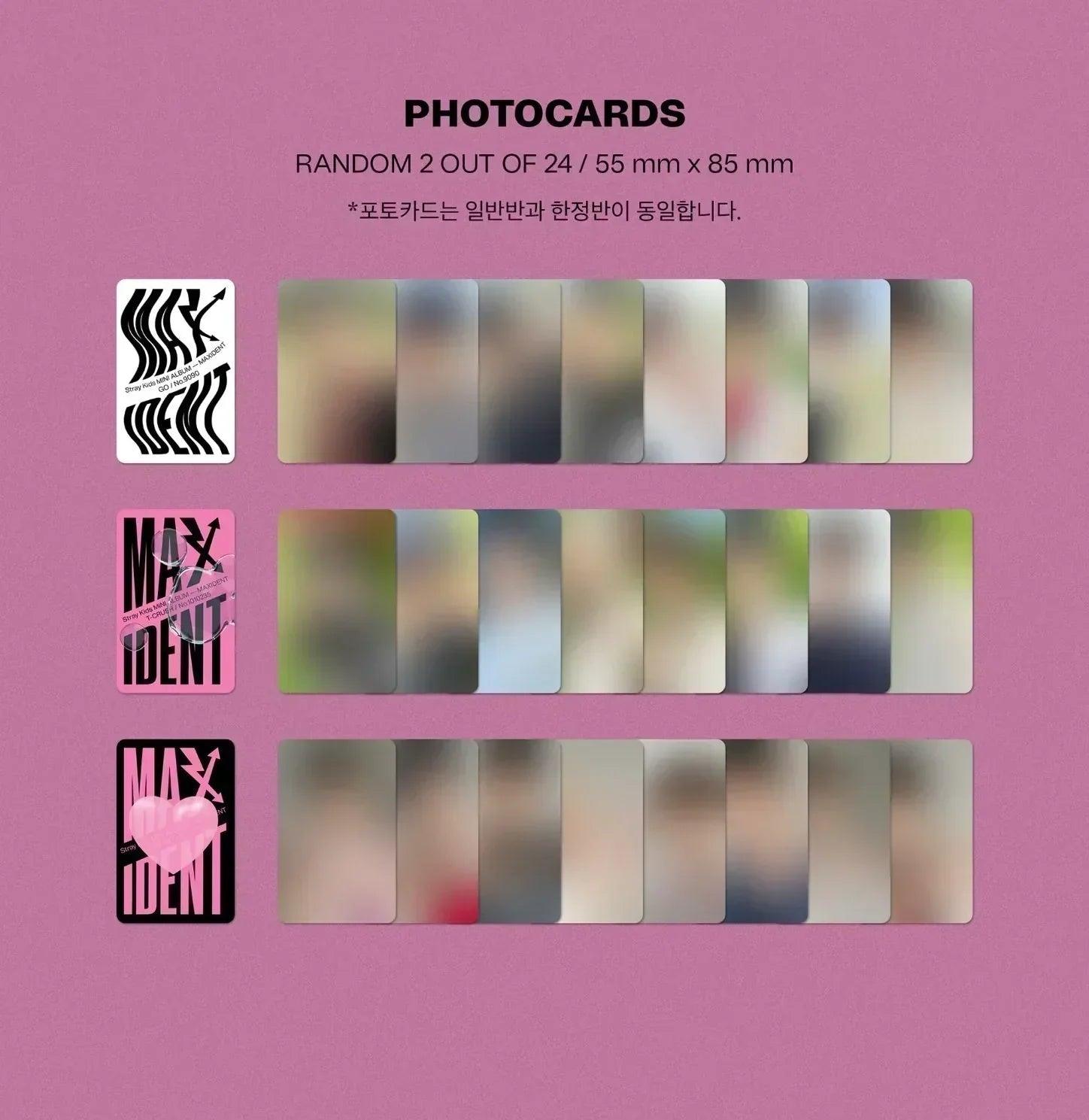 STRAY KIDS - 7TH MINI ALBUM MAXIDENT LIMITED EDITION GO VER. + POB - K-POP WORLD (6769552425095)