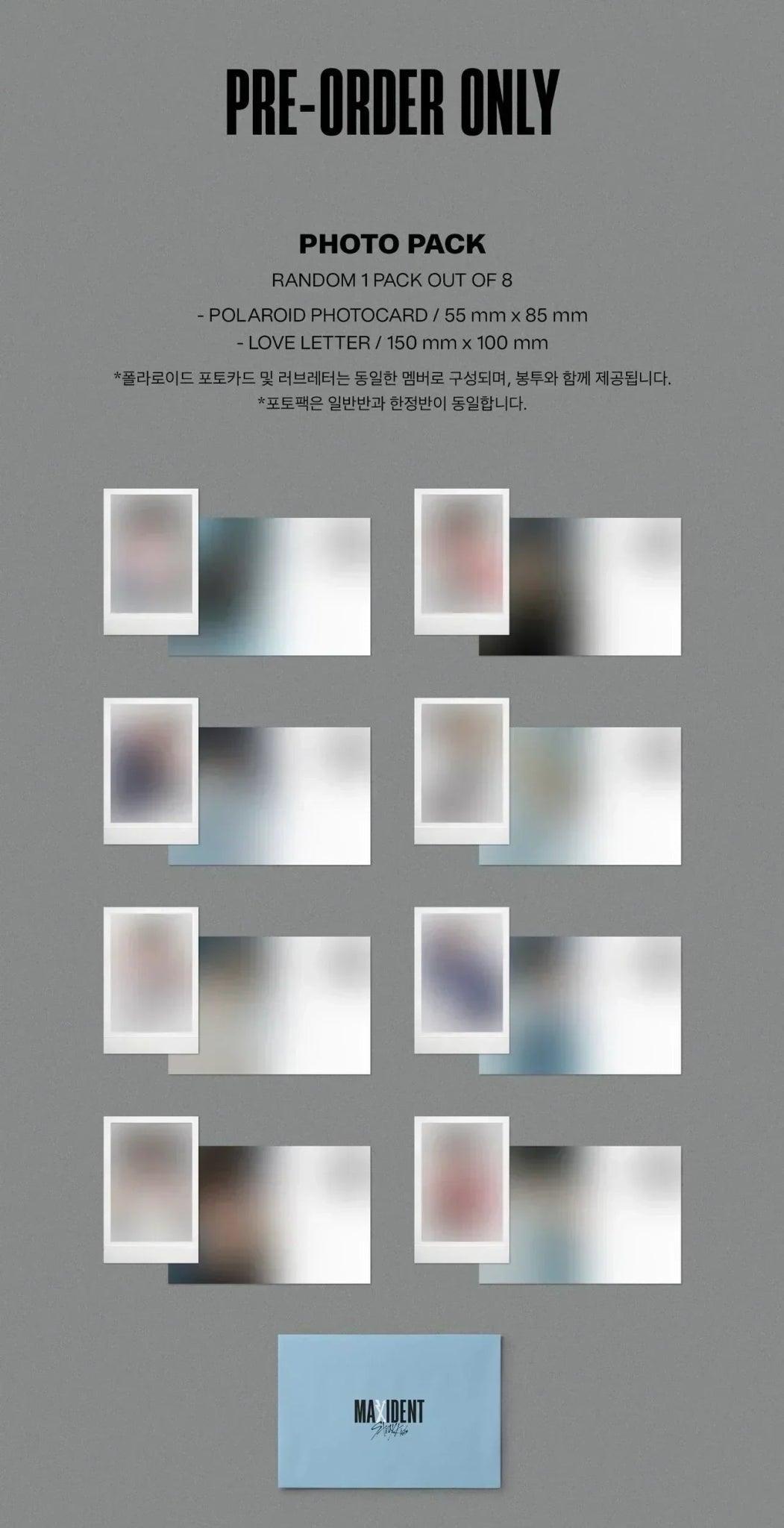STRAY KIDS - 7TH MINI ALBUM MAXIDENT LIMITED EDITION GO VER. + POB - K-POP WORLD (6769552425095)