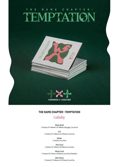 TXT - THE NAME CHAPTER TEMPTATION LULLABY VER. 5TH MINI ALBUM WEVERSE GIFT VER. - K-POP WORLD (7357626122375)