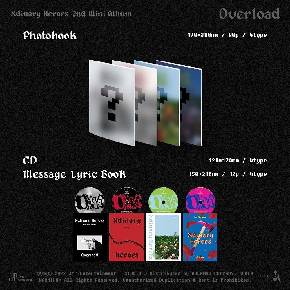 XDINARY HEROES - OVERLOAD 2ND MINI ALBUM - K-POP WORLD (6821405163655)