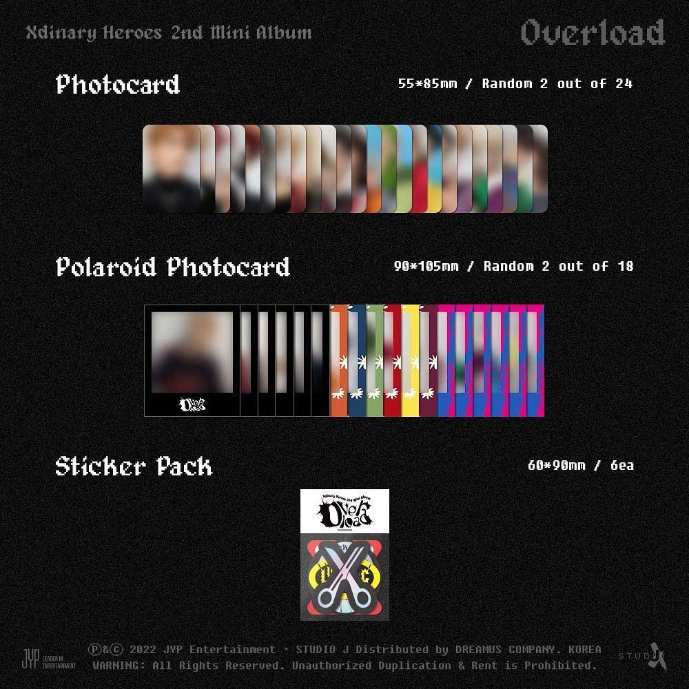 XDINARY HEROES - OVERLOAD 2ND MINI ALBUM - K-POP WORLD (6821405163655)